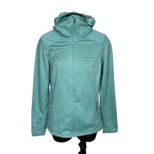 Columbia Teal Full Zip Hoodie - Women’s M